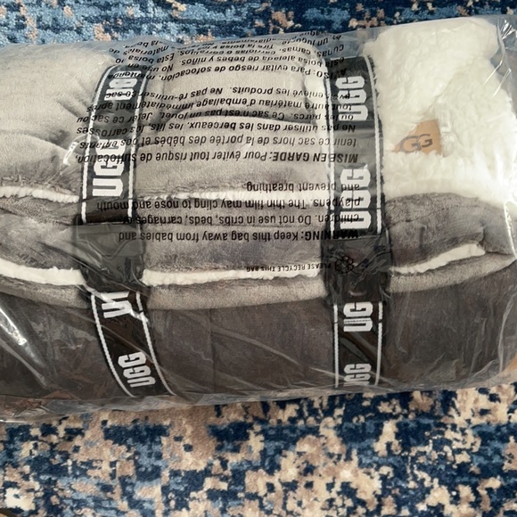 UGG Super Plush and Cozy Sherpa Avery Throw - Picture 4 of 4